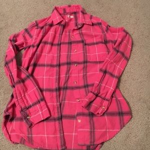 Hollister plaid shirt