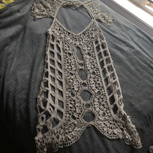 For Love and Lemons crochet cover up NEver worn