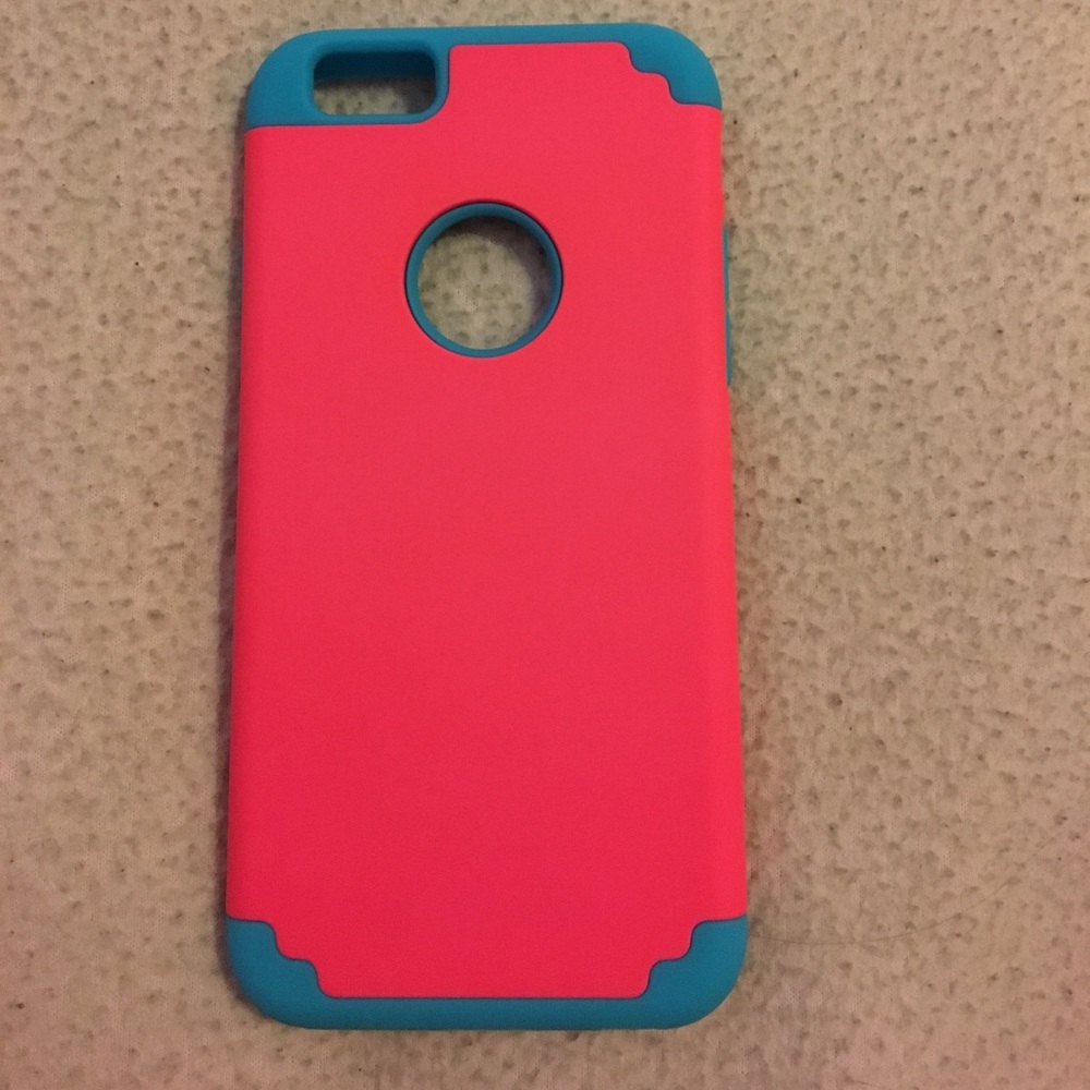 Blue and Pink Iphone 6 phone case