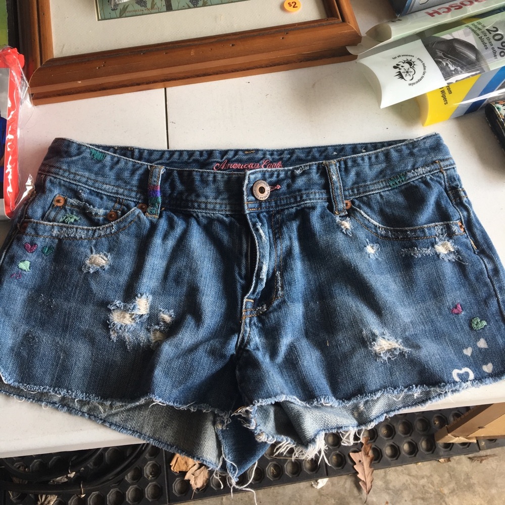 American eagle jeans shorts
