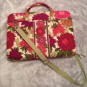 Vera Bradley Hard Laptop Carry Case, Hello Dahlia!