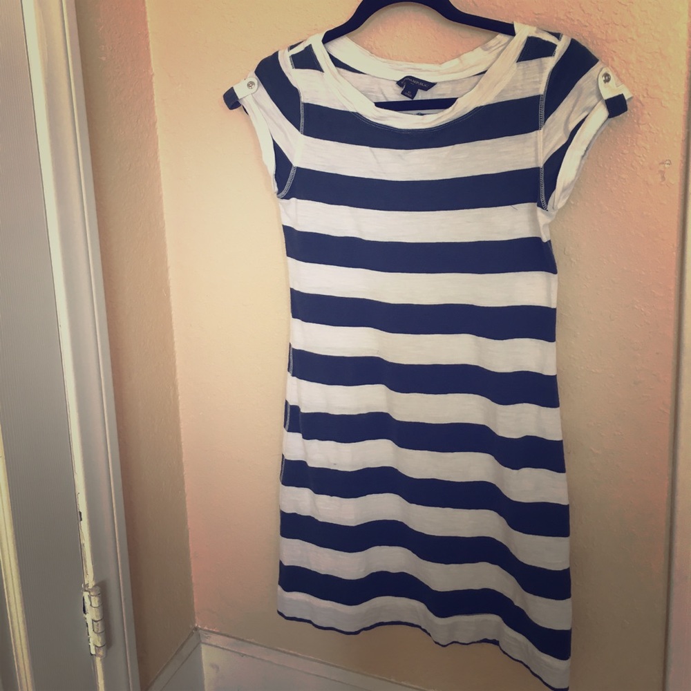 Striped Banana Republic Sun Dress