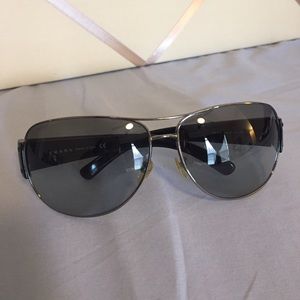 Prada men's aviator sunglass