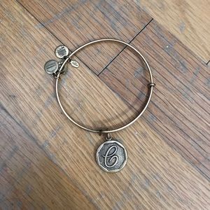 alex and ani "c" bracelet