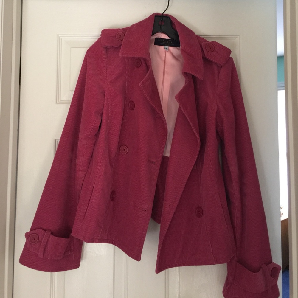 Juicy Couture Pink Corduroy Jacket