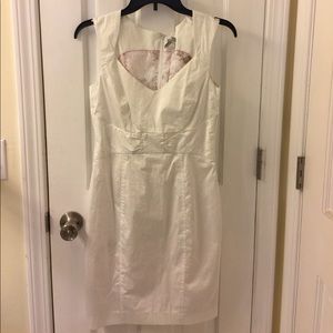 H&M White Dress Sz 6 NWOT