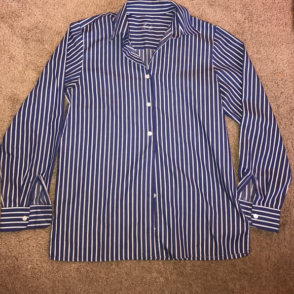 Foxcroft Striped Button down - Picture 4 of 6