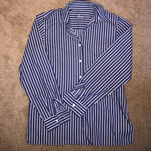Foxcroft Striped Button down - Picture 5 of 6