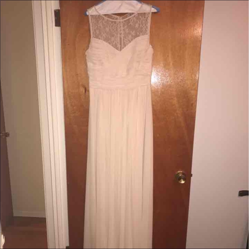 BEAUTIFUL Champagne 🥂 Monique Lhuillier Dress!!