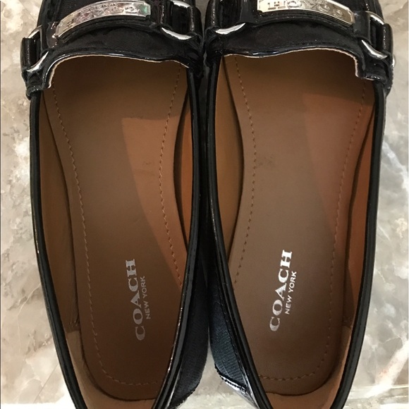 ✖️SOLD✖️- Authentic Black Coach Loafers sz 7.5 - Picture 2 of 7