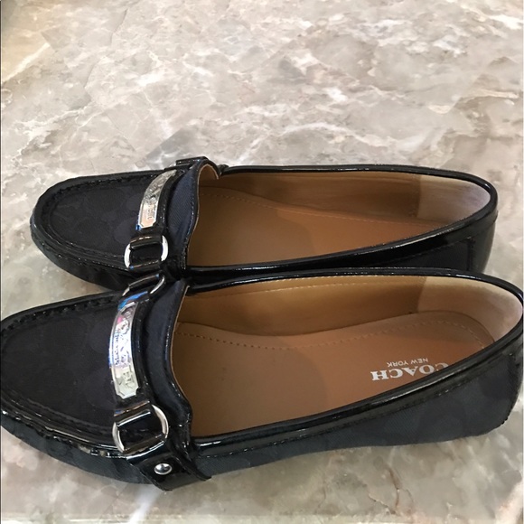 ✖️SOLD✖️- Authentic Black Coach Loafers sz 7.5 - Picture 3 of 7