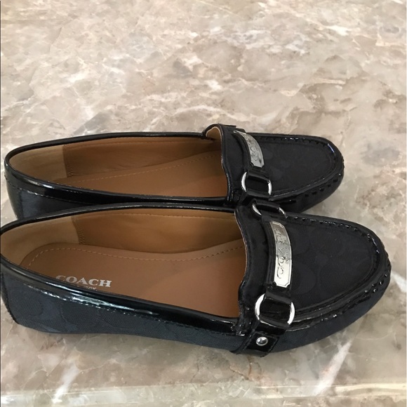 ✖️SOLD✖️- Authentic Black Coach Loafers sz 7.5 - Picture 5 of 7