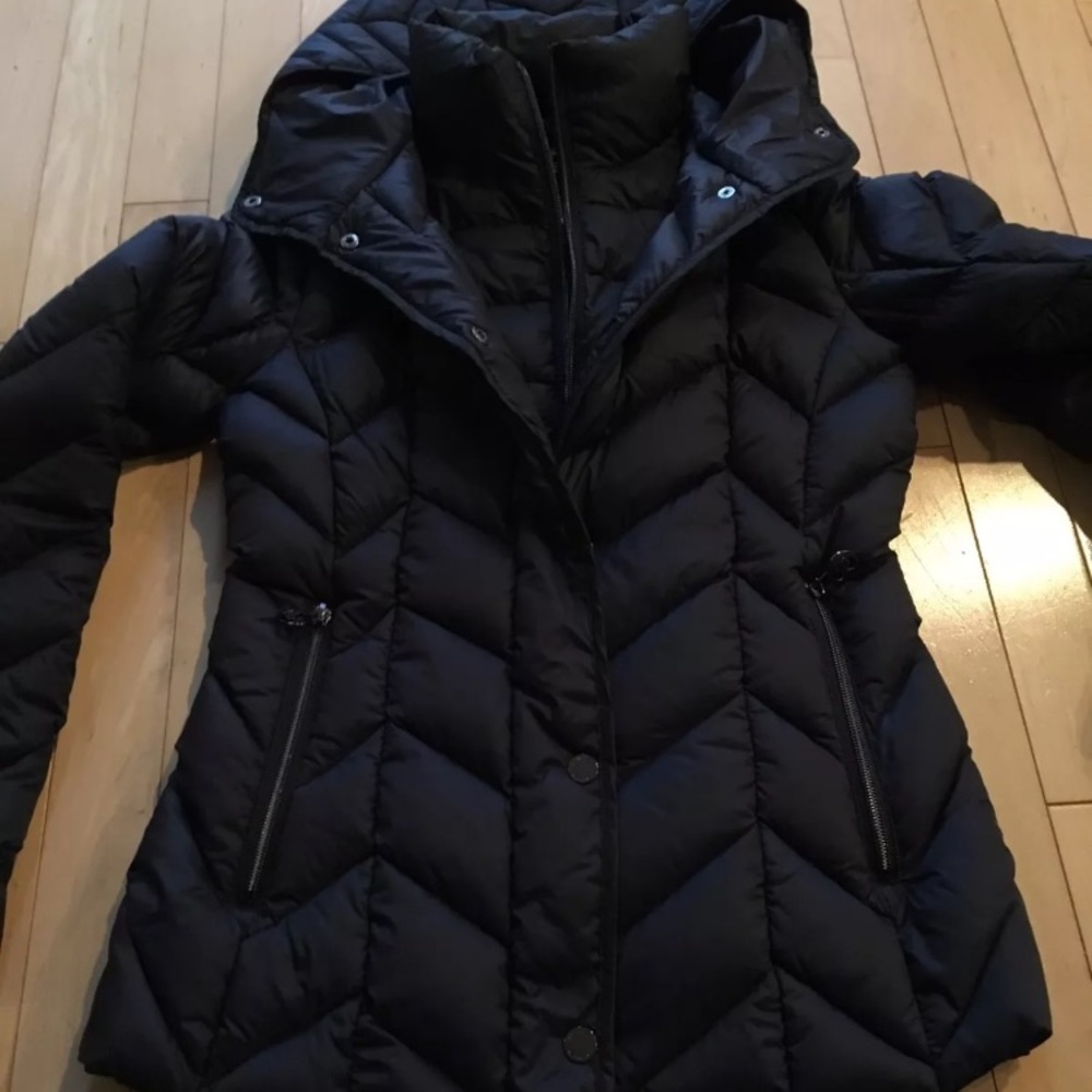 Michael Kors puff chevron design jacket Coat Sz XS