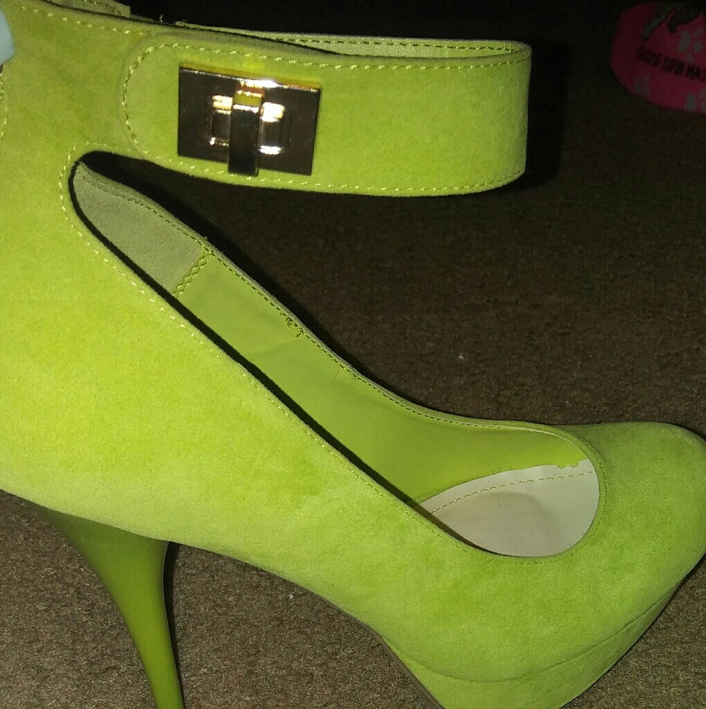 Lime Green Heels