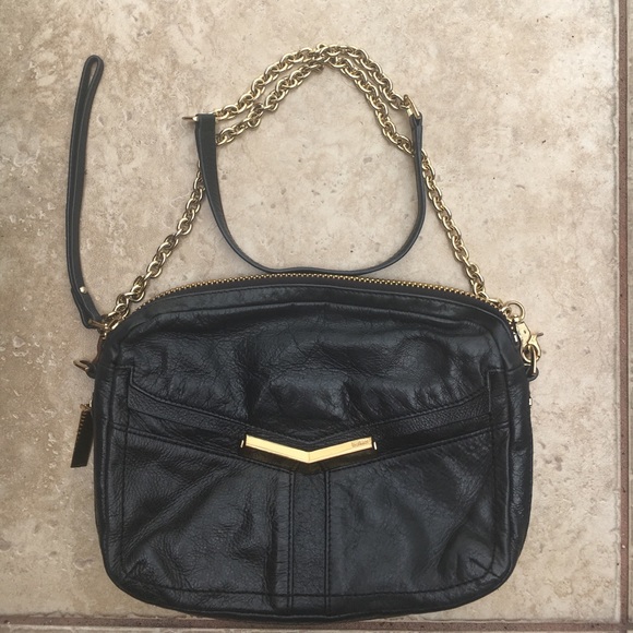 Botkier Black leather cross body purse - Picture 1 of 7