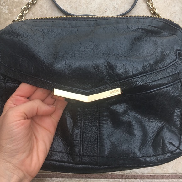 Botkier Black leather cross body purse - Picture 2 of 7