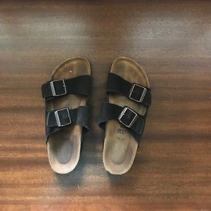 brown birkenstocks