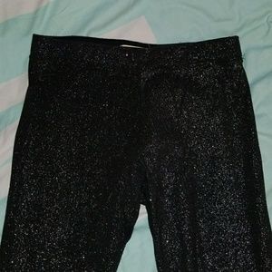 Took to goodwill ✔ Black Sparkle Hollister Legging