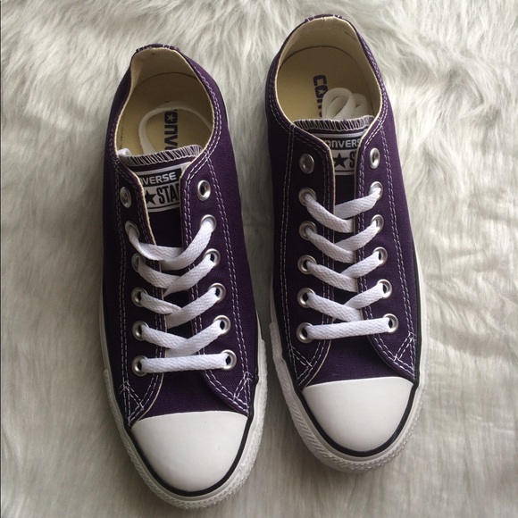 CONVERSE WOMENS SHOES PURPLE Chuck Taylor shoes - Picture 8 of 8
