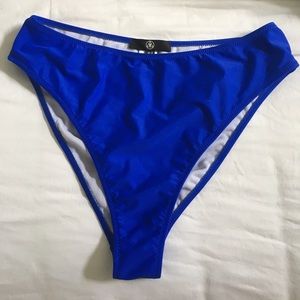 Missguided High Leg Cut Bikini Bottom