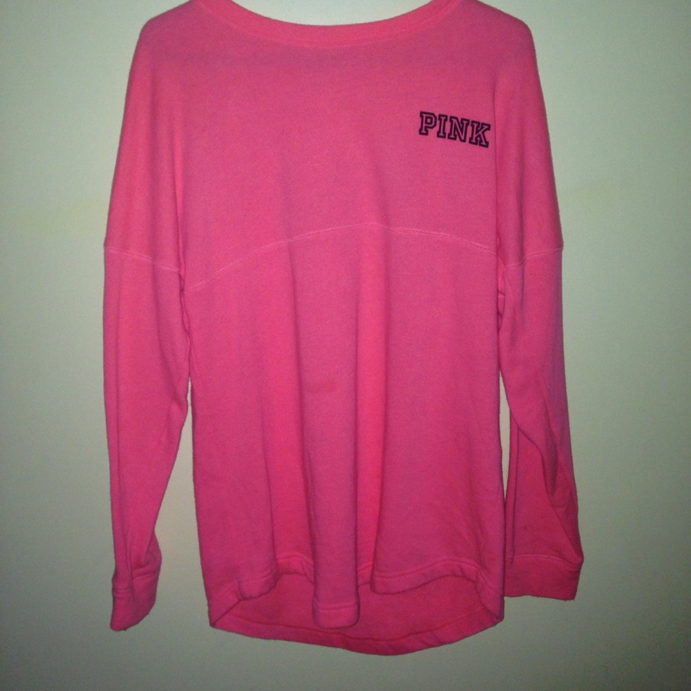 Orange Oversized Sweater by PINK Size: XS