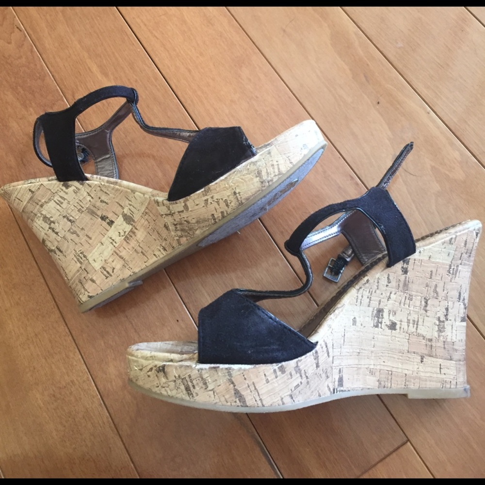 Unlisted CORK WEDGES 💥 worn once!