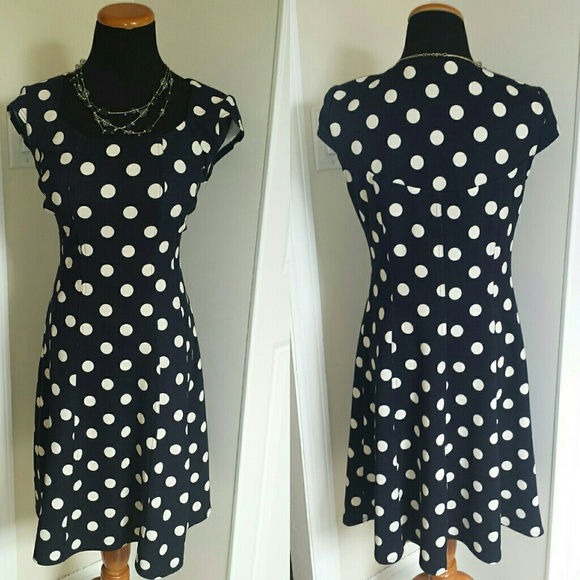 Dress Barn Dresses & Skirts - BOGO FREE 1950s Pinup Style Retro Navy Dress