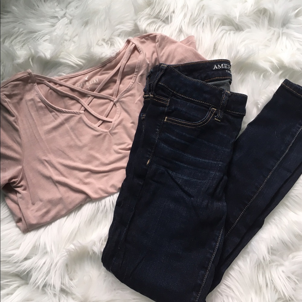 AEO skinny jeggings