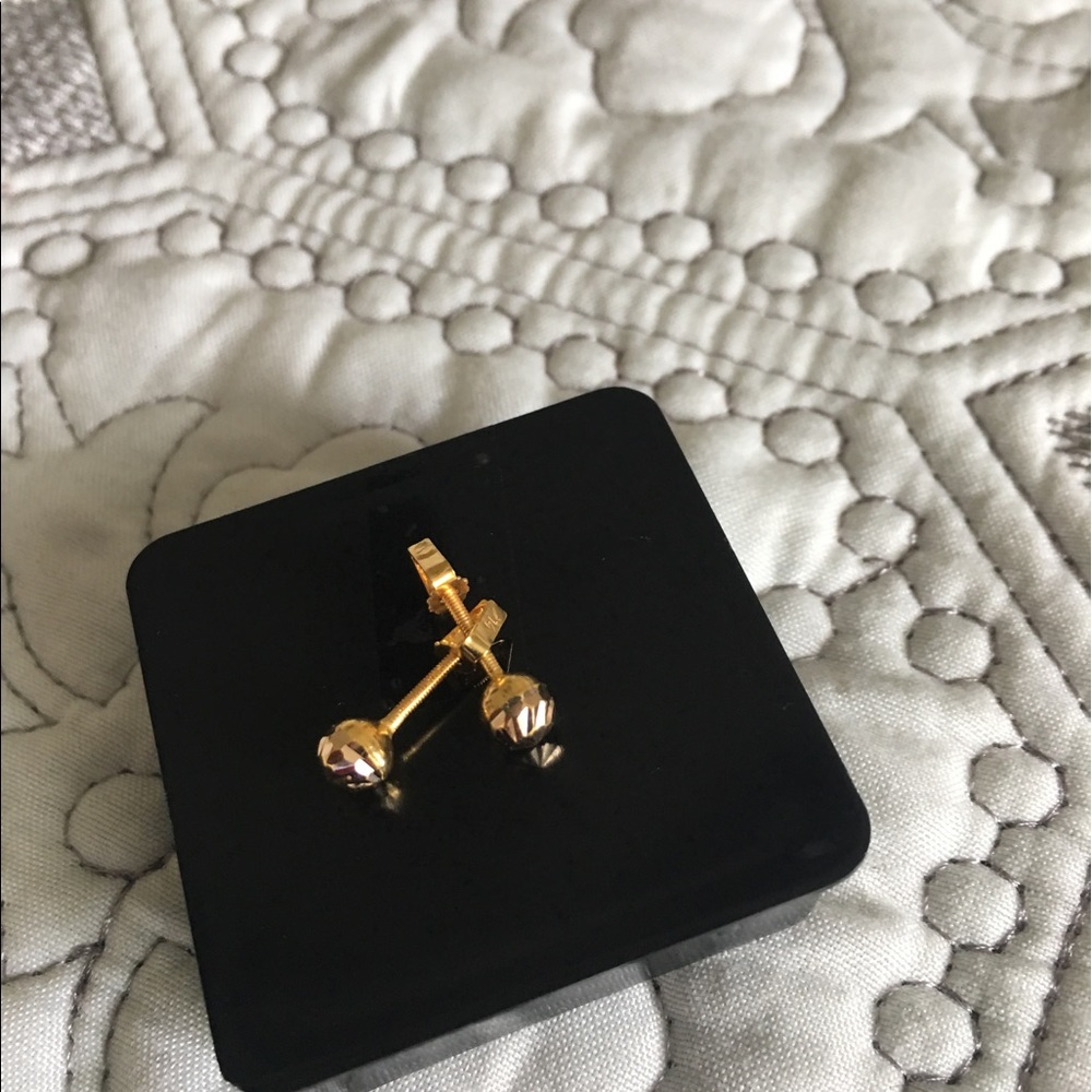 14k stamped solid gold earrings