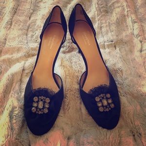 Simply Vera black satin heels