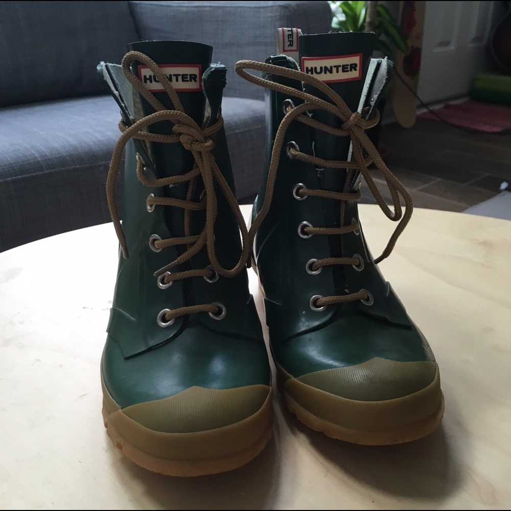 Hunter Lace up Boots