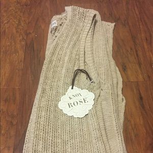 Long sleeveless coverup