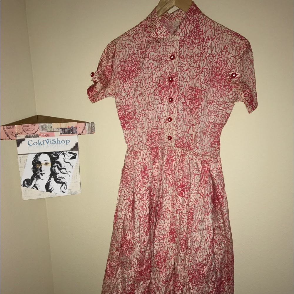 🌺 Authentic VINTAGE Day Dress from 1950's!🌺