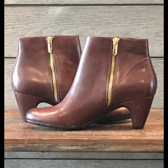 Sam Edelman Marmont Dark Brown Ankle Boots Size 8 - Picture 2 of 5