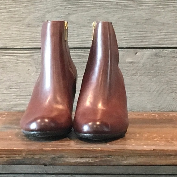 Sam Edelman Marmont Dark Brown Ankle Boots Size 8 - Picture 3 of 5