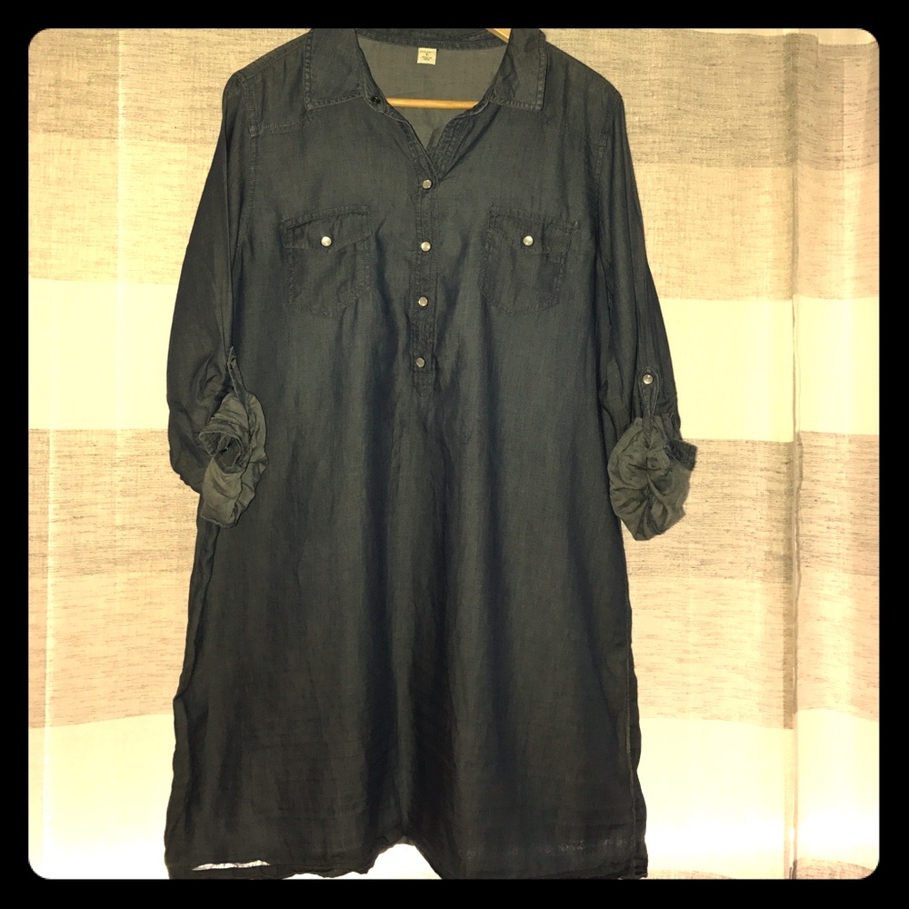 Denim Long Sleeve Shirt