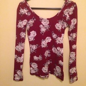 Long Sleeve Floral Top