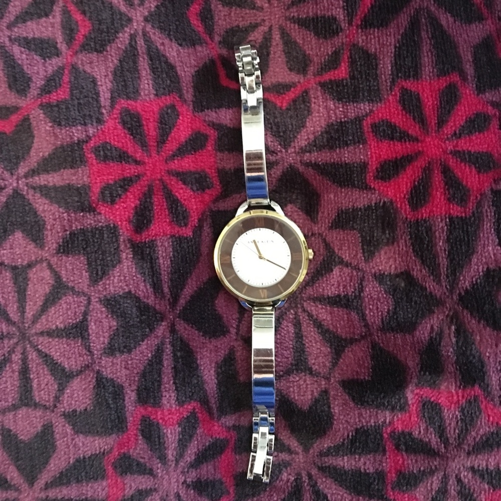 Anne Klein watch with two chips