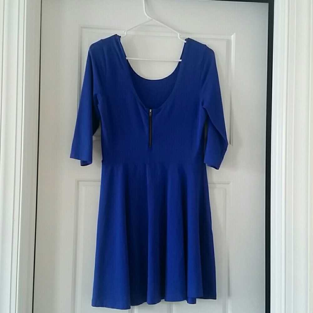 Royal Blue Express Mini dress