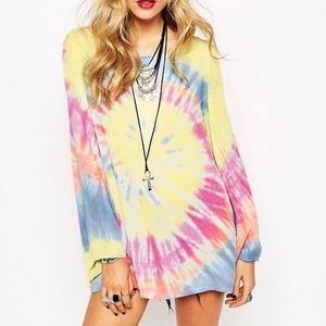 Rat & Boa Tye dye Tshirt dress