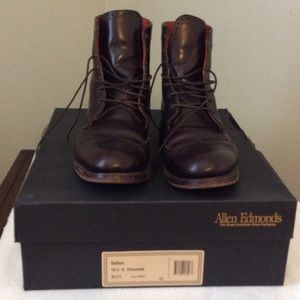 Allen Edmonds Dalton Wingtip Dress Boots