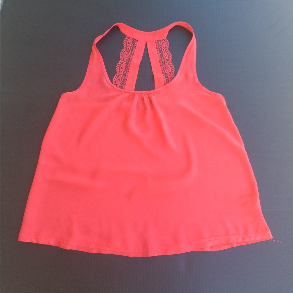 Red summer top by Iris Los Angeles.