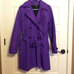 Lauren Ralph Lauren Purple Trench Coat