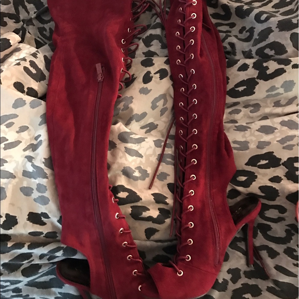 Thigh high boots