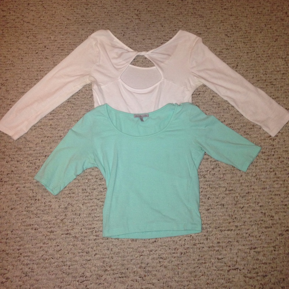 Set of Two Crop Tops From Charlotte Russe