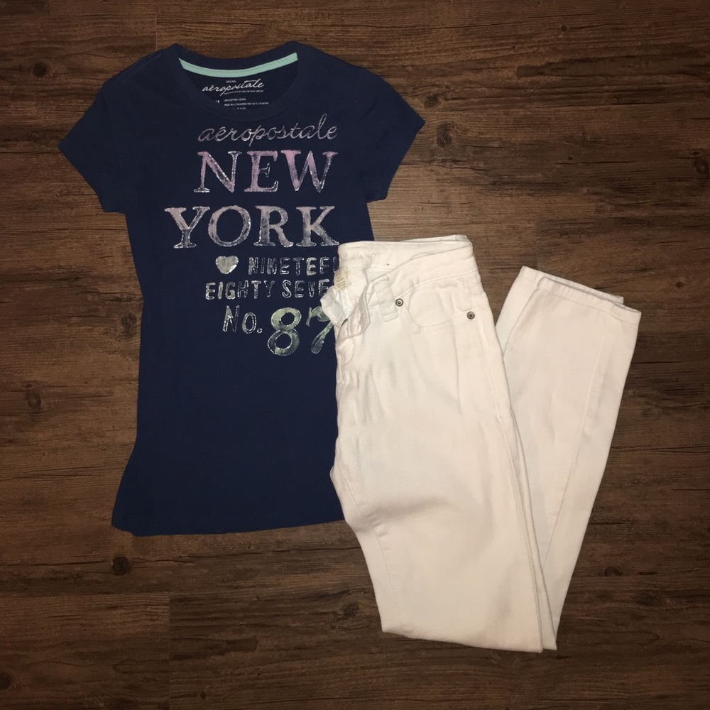 Aeropostale navy blue shirt