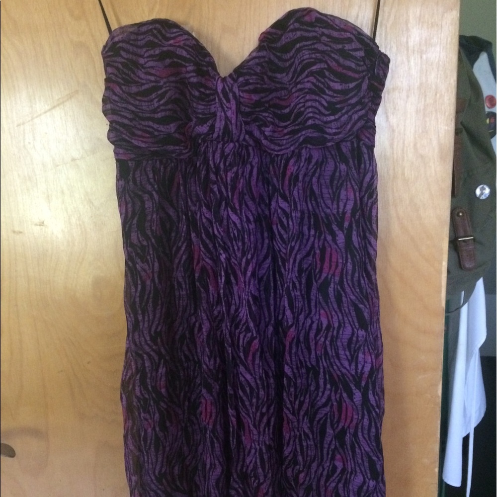 Express strapless dress