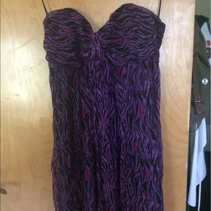 Express strapless dress