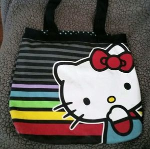 Hello Kitty large canvas tote