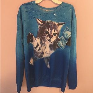 Nirvana Kitten Pullover (Crew Neck)